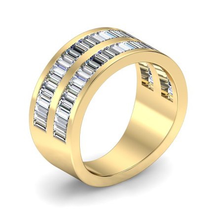 CM-Dempsey Diamond Ring in 18kt Yellow Gold AU